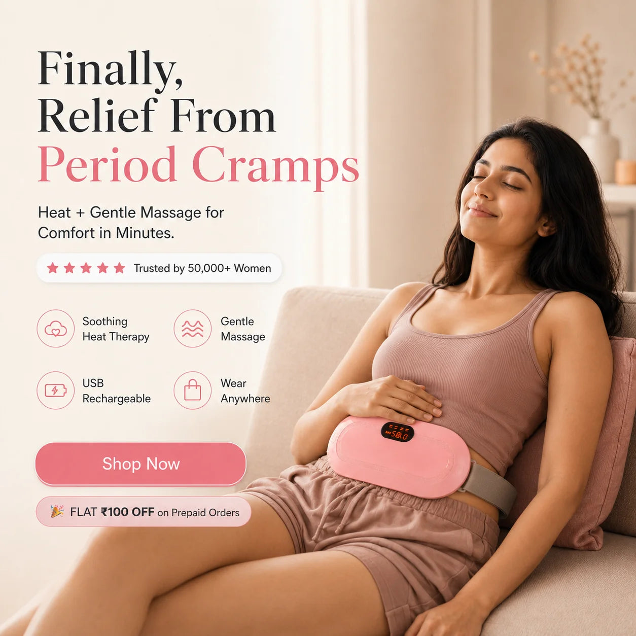 Period Cramp Relief Massager